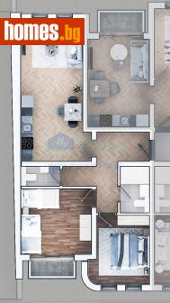 Тристаен, 101m² - Апартамент за продажба - 116148268