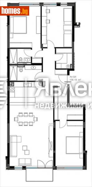 Четиристаен, 177m² - Кв. Бриз, Варна - Апартамент за продажба - ЯВЛЕНА - 116160787