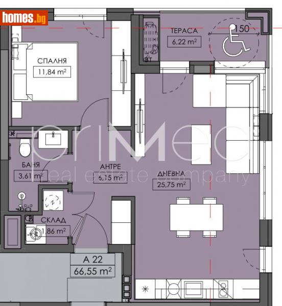 Двустаен, 79m² - Жк. Меден Рудник, Бургас - Апартамент за продажба - ПРИМЕА Недвижими Имоти - 116168689