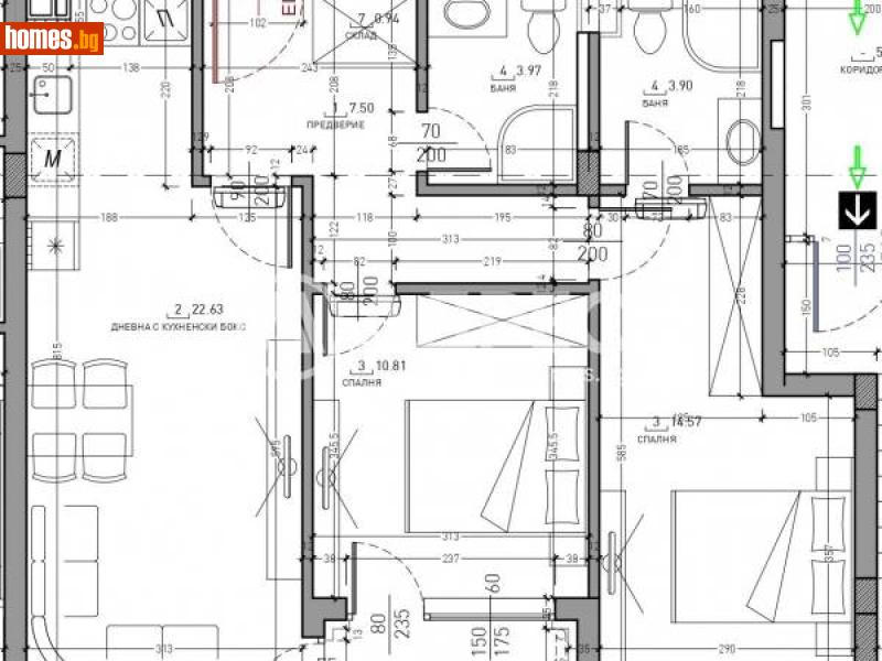 Тристаен, 89m² - Кв. Малинова Долина, София - Апартамент за продажба - АДРЕС НЕДВИЖИМИ ИМОТИ - 116181871
