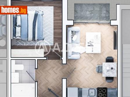 Двустаен, 58m² - Апартамент за продажба - 116185631