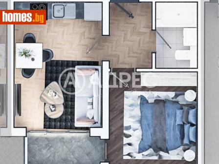 Двустаен, 57m² - Апартамент за продажба - 116185633