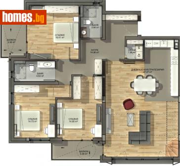Мезонет, 178m² - Апартамент за продажба - 116206377