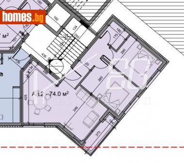 Тристаен, 74m² - Апартамент за продажба - 116218271