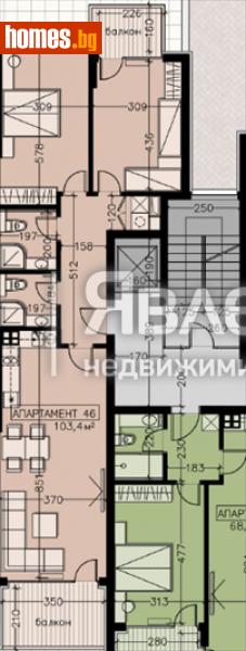 Тристаен, 122m² - Кв. Манастирски Ливади, София - Апартамент за продажба - ЯВЛЕНА - 116228253