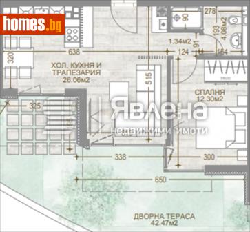 Двустаен, 100m² - Апартамент за продажба - 116228256