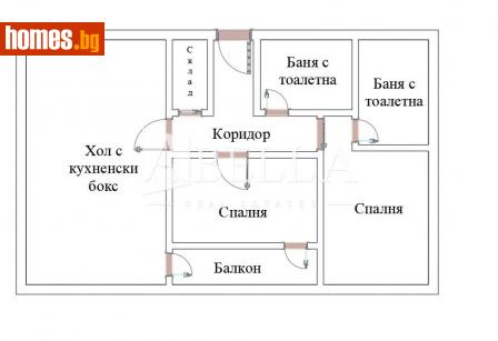 Тристаен, 111m² - Апартамент за продажба - 116235051