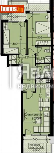 Тристаен, 115m² - Кв. Манастирски Ливади, София - Апартамент за продажба - ЯВЛЕНА - 116241773