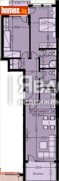 Тристаен, 121m² - Кв. Манастирски Ливади, София - Апартамент за продажба - ЯВЛЕНА - 116241775