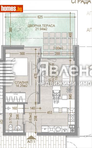 Двустаен, 82m² - Кв. Манастирски Ливади, София - Апартамент за продажба - ЯВЛЕНА - 116241783