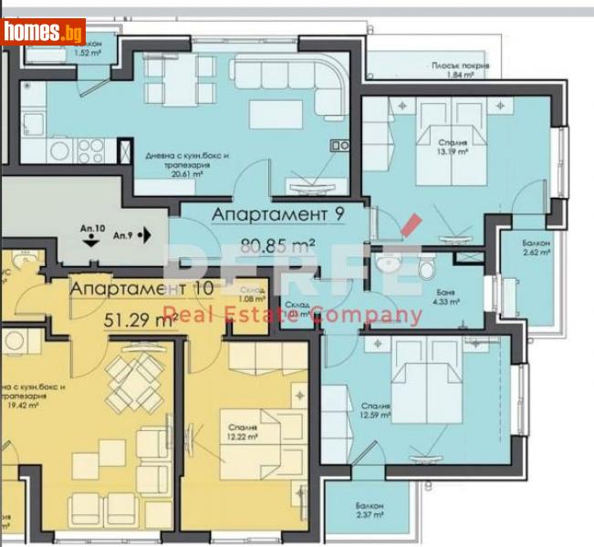 Тристаен, 93m² - Жк. Славейков, Бургас - Апартамент за продажба - Perfe Estates - 116247440