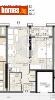 Двустаен, 65m² - Апартамент за продажба - 116247731