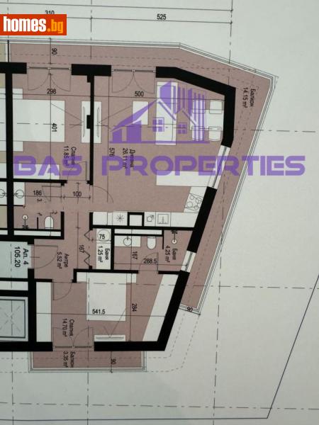 Тристаен, 122m² - Кв. Горна Баня, София - Апартамент за продажба - BasProperties - 116247815