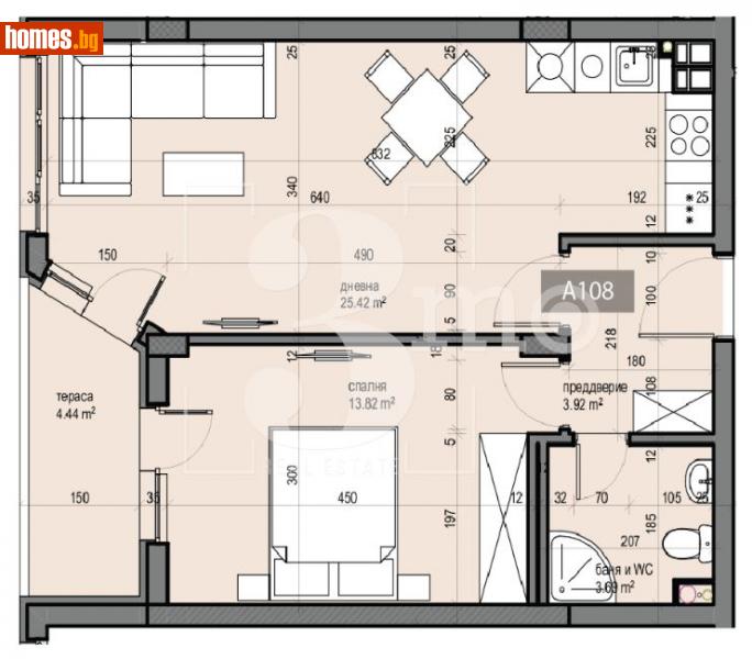 Двустаен, 70m² - Жк. Люлин 5, София - Апартамент за продажба - 3mo офис Амалтея - 116248250
