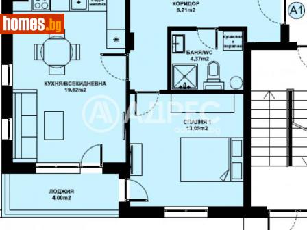 Двустаен, 62m² - Апартамент за продажба - 116251014