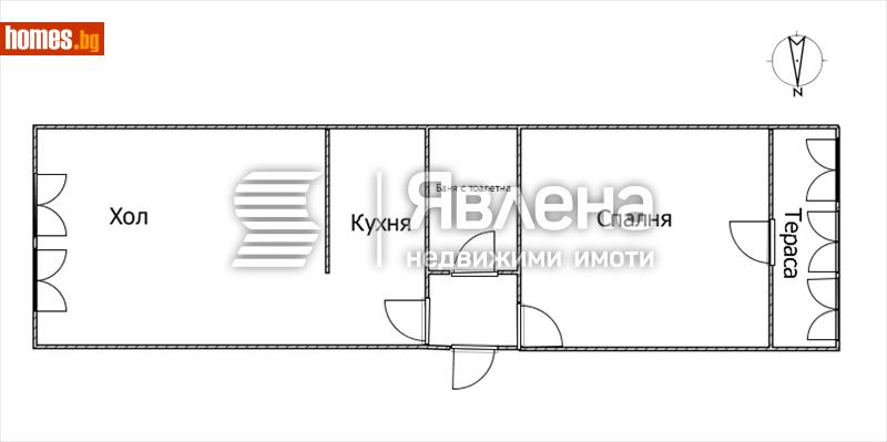 Двустаен, 39m² - Жк. Изток, София - Апартамент за продажба - ЯВЛЕНА - 116251235