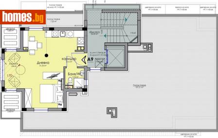Едностаен, 186m² - Апартамент за продажба - 116258377