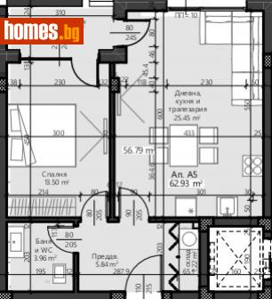 Двустаен, 73m² - Апартамент за продажба - 116258735