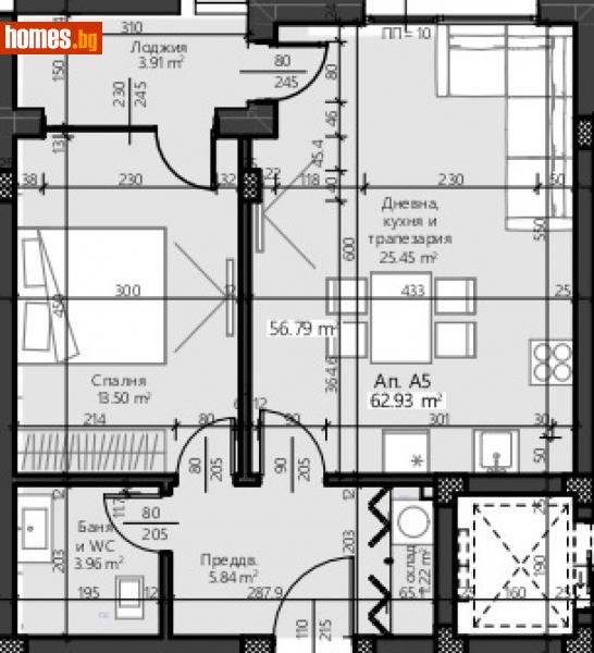 Двустаен, 73m² -  Сарафово, Бургас - Апартамент за продажба - Сарафово Недвижимост - 116258735
