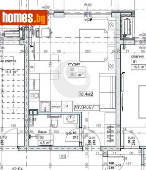 Едностаен, 50m² - Апартамент за продажба - 116272297