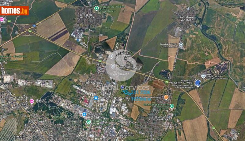 Парцел, 1655m² -  Военна Рампа, София - Парцел за продажба - Глобъл Сървисиз ООД - 116273859