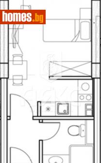 Едностаен, 29m² - Апартамент за продажба - 116279207