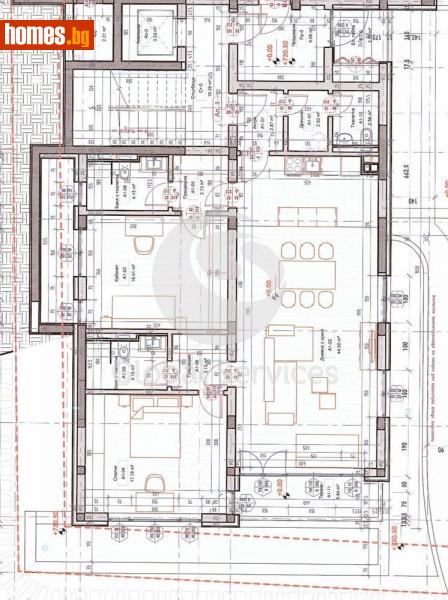 Тристаен, 169m² -  Драгалевци, София - Апартамент за продажба - Глобъл Сървисиз ООД - 116286645