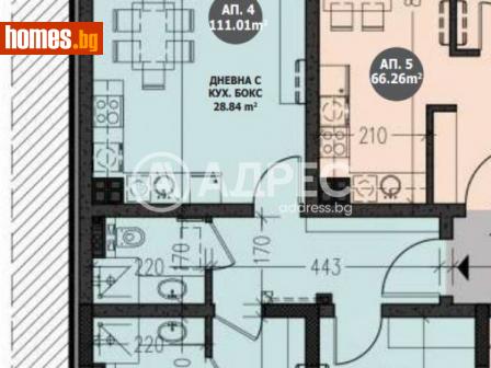 Тристаен, 111m² - Апартамент за продажба - 116290398