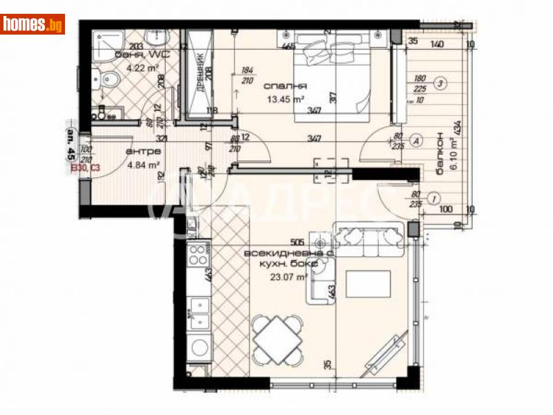 Двустаен, 76m² - Варна, Варна - Апартамент за продажба - АДРЕС НЕДВИЖИМИ ИМОТИ - 116290686