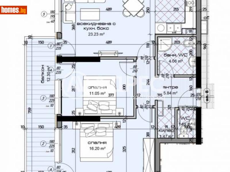 Тристаен, 105m² - Варна, Варна - Апартамент за продажба - АДРЕС НЕДВИЖИМИ ИМОТИ - 116290726