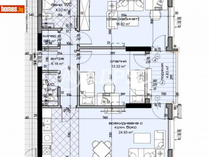 Тристаен, 102m² - Варна, Варна - Апартамент за продажба - АДРЕС НЕДВИЖИМИ ИМОТИ - 116290731