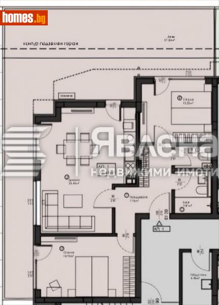 Тристаен, 91m² - Кв. Малинова Долина, София - Апартамент за продажба - ЯВЛЕНА - 116291042