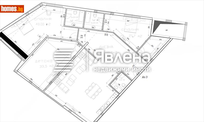 Четиристаен, 299m² - Жк. Овча Купел, София - Апартамент за продажба - ЯВЛЕНА - 116307196