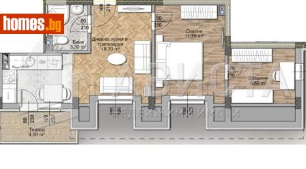 Двустаен, 73m² - Апартамент за продажба - 116309222