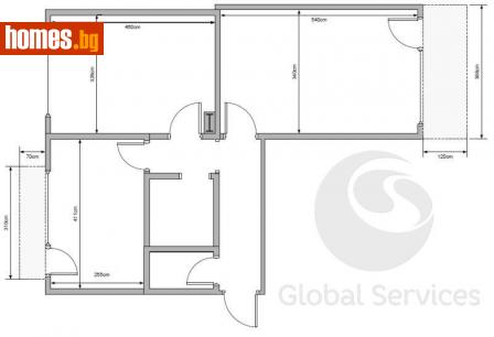 Тристаен, 74m² - Апартамент за продажба - 116323645