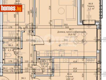 Тристаен, 109m² - Апартамент за продажба - 116327959