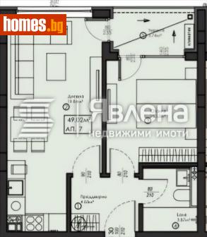 Двустаен, 63m² - Апартамент за продажба - 116328077