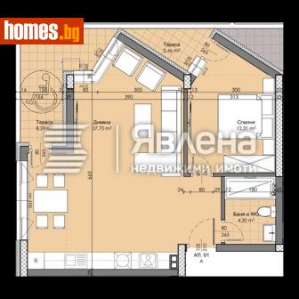 Двустаен, 97m² - Апартамент за продажба - 116328164