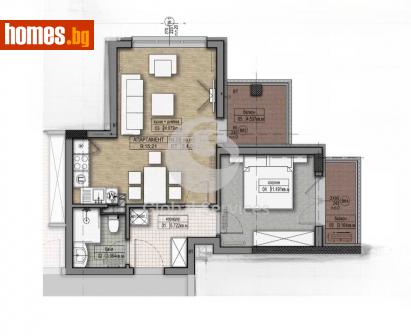 Двустаен, 77m² - Апартамент за продажба - 116342766