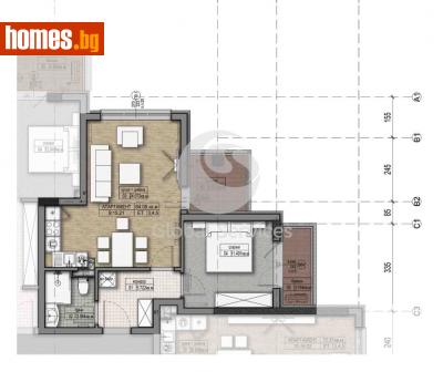 Двустаен, 77m² - Апартамент за продажба - 116342911