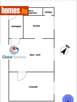 Двустаен, 52m² - Апартамент за продажба - 116343042