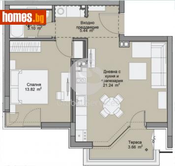 Двустаен, 80m² - Апартамент за продажба - 116343364