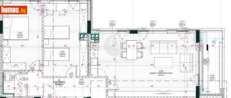 Тристаен, 175m² - Жк. Лозенец, София - Апартамент за продажба - Глобъл Сървисиз ООД - 116343417