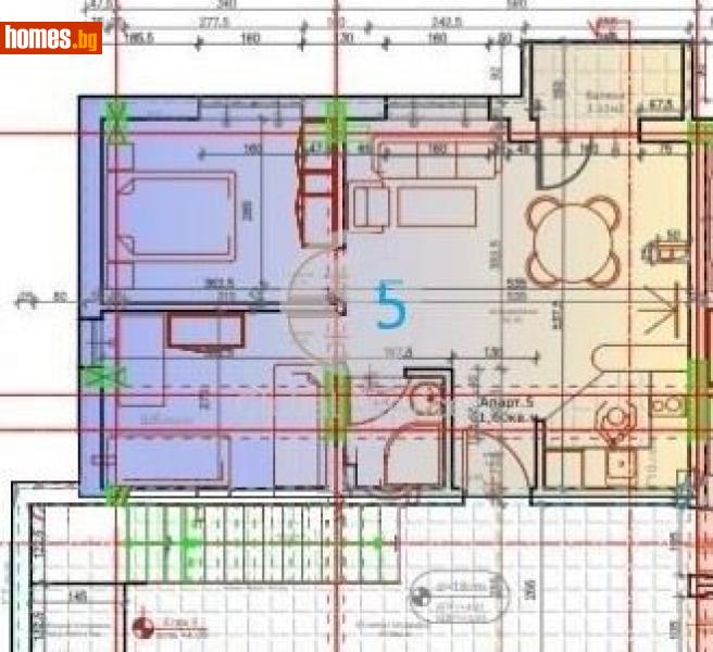 Тристаен, 70m² - Кв. Витоша, София - Апартамент за продажба - Глобъл Сървисиз ООД - 116343545