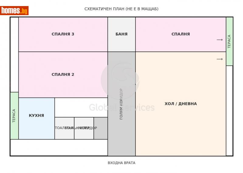 Многостаен, 102m² - Жк. Лагера, София - Апартамент за продажба - Глобъл Сървисиз ООД - 116343892
