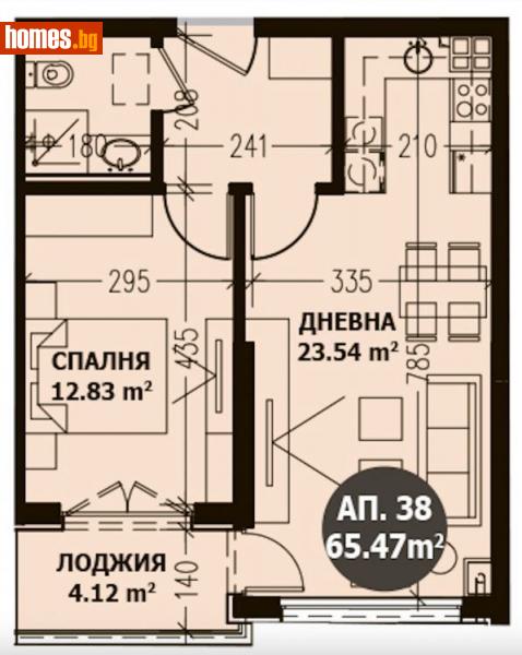 Двустаен, 65m² - Кв. Витоша, София - Апартамент за продажба - Глобъл Сървисиз ООД - 116344125