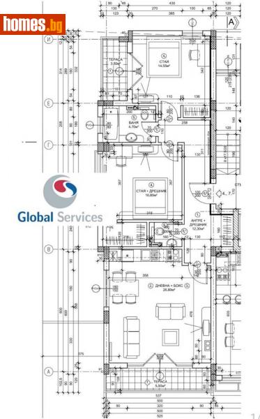 Тристаен, 117m² - Кв. Княжево, София - Апартамент за продажба - Глобъл Сървисиз ООД - 116344235