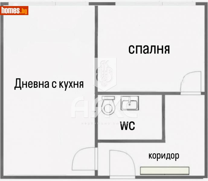 Едностаен, 48m² - Жк. Толстой, София - Апартамент за продажба - АЯКС Имоти - 116375973