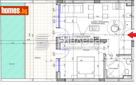Двустаен, 70m² - Апартамент за продажба - 116393894