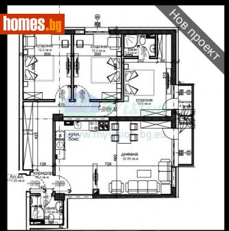 Четиристаен, 125m² - Апартамент за продажба - 116398451